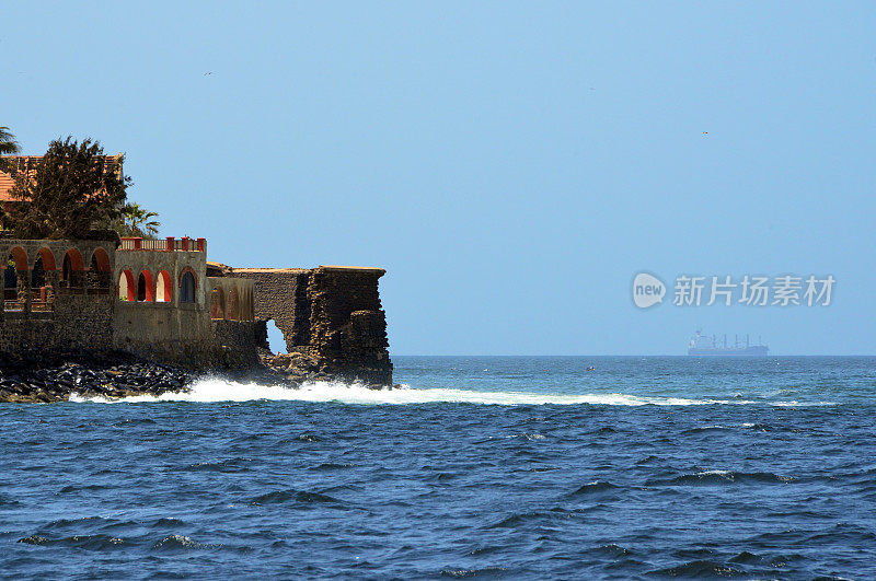 Western coastal artillery battery, Gorée Island, Dakar, Senegal